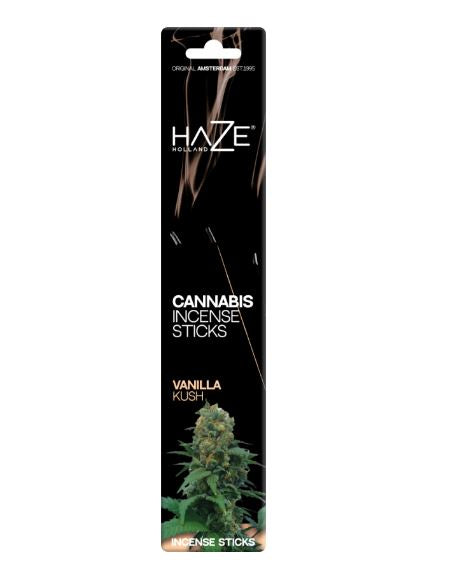 Incienso Haze de Cannabis con aroma a Vainilla Kush