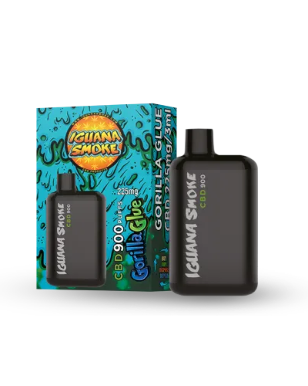 Engangs Pod CBD Iguana Pod Pocket Gorilla Lim - 3ml