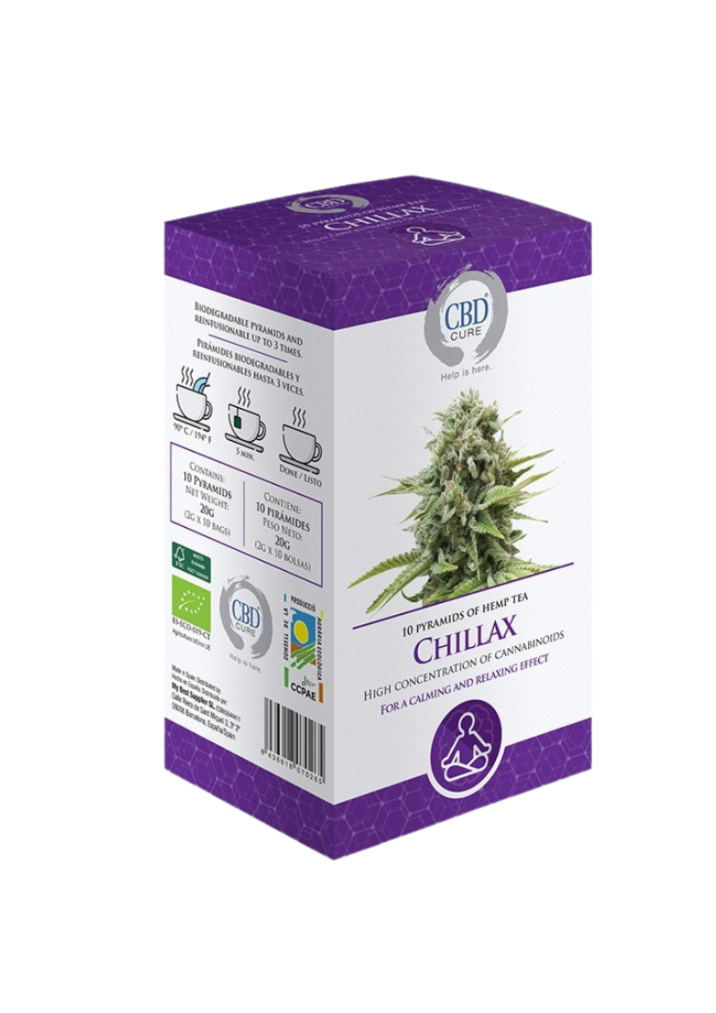 Organisk Chillax Calm and Relax Infusjon