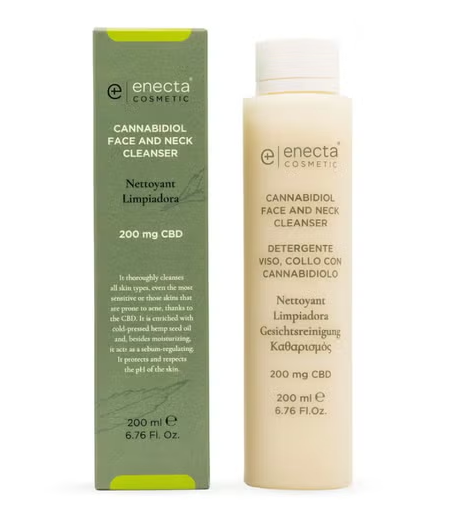 Enecta Limpiador de Cara y Cuello 200mg CBD (200ml)