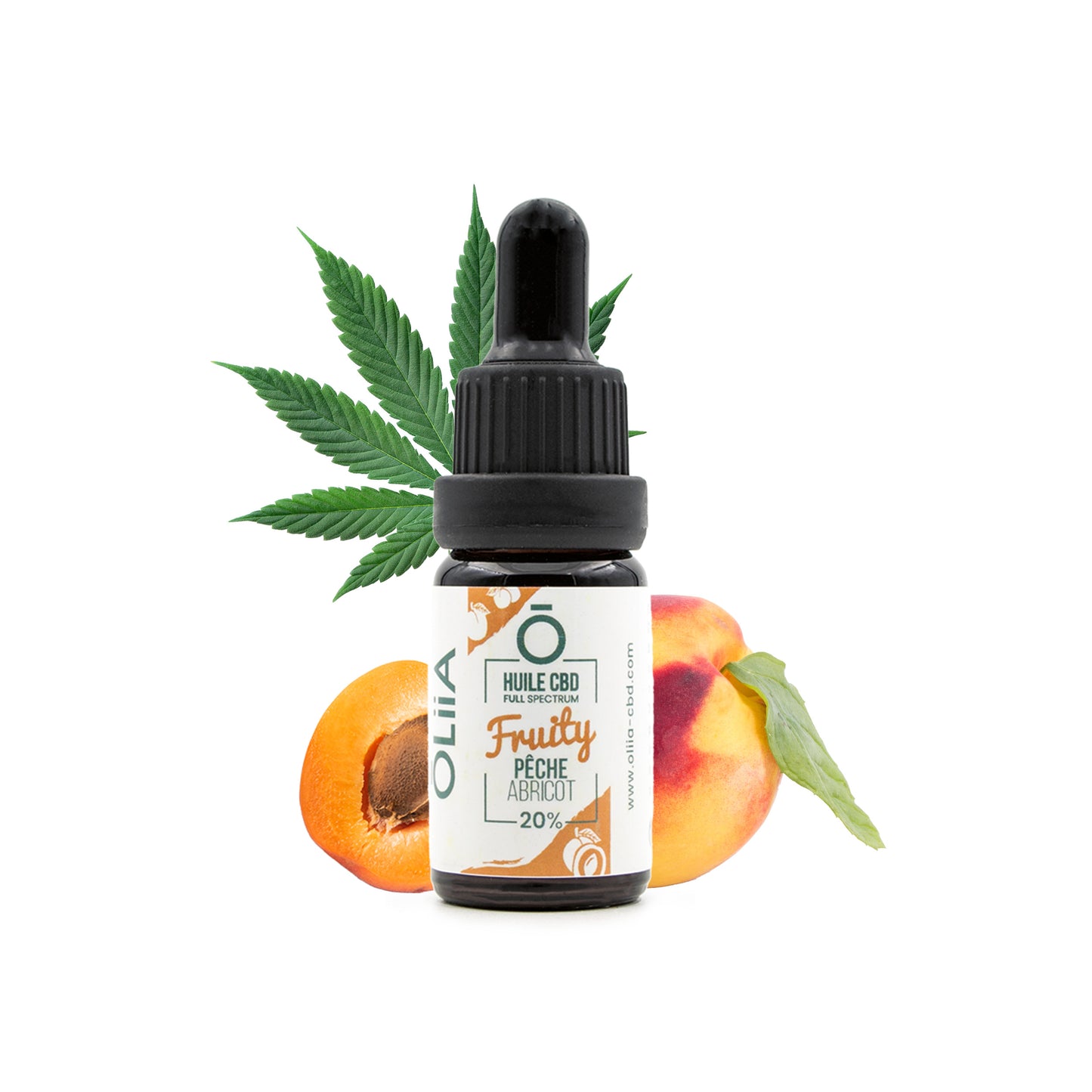 Full Spectrum CBD Oil Pêche Abrikos