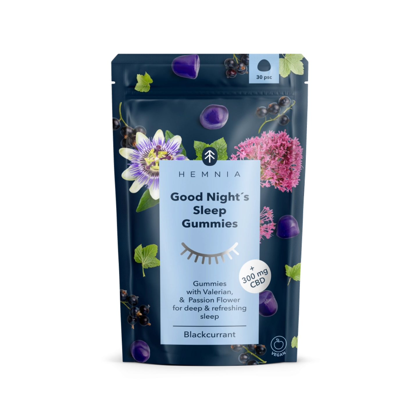 Hemnia God natts søvn Gummies - 30 enheter