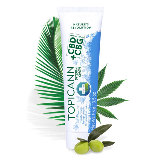 Topicann CBD &amp; CBG – Økologisk CBD-krem for atopisk hud