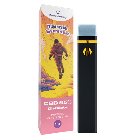Canntropy Vape Desechable CBD 95% – Tangie Sunrise (1 ml)