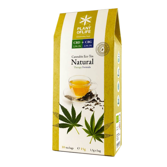 Plant of Life økologisk te 2,5%-3% CBD + CBG Eco